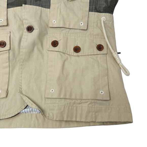 Marshall Artist‎ Waxed Cotton Hooded Jacket Simms Sigal Camo Lined Medium - Picture 9 of 16